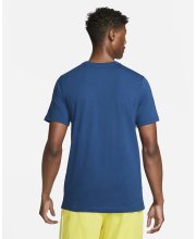 Camiseta Nike Brasil Crest Masculina Azul